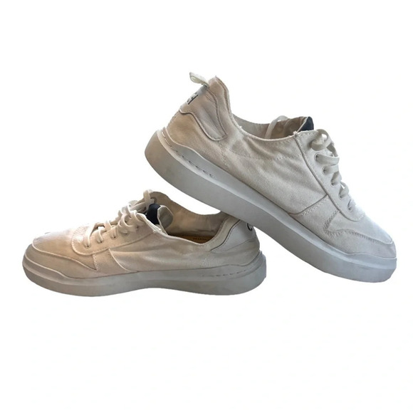 Cole Haan GrandPro Rally Canvas Court Sneakers Size W US 9B (96) Optic White - Picture 4 of 7
